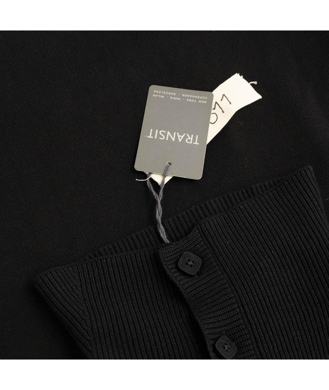 TRANSIT Черный вискозный джемпер / свитер, фото 3