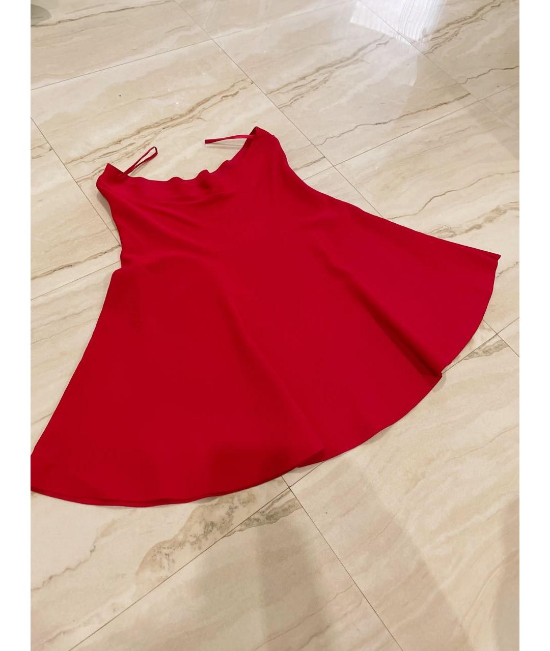 BCBG MAXAZRIA Красная юбка мини, фото 4