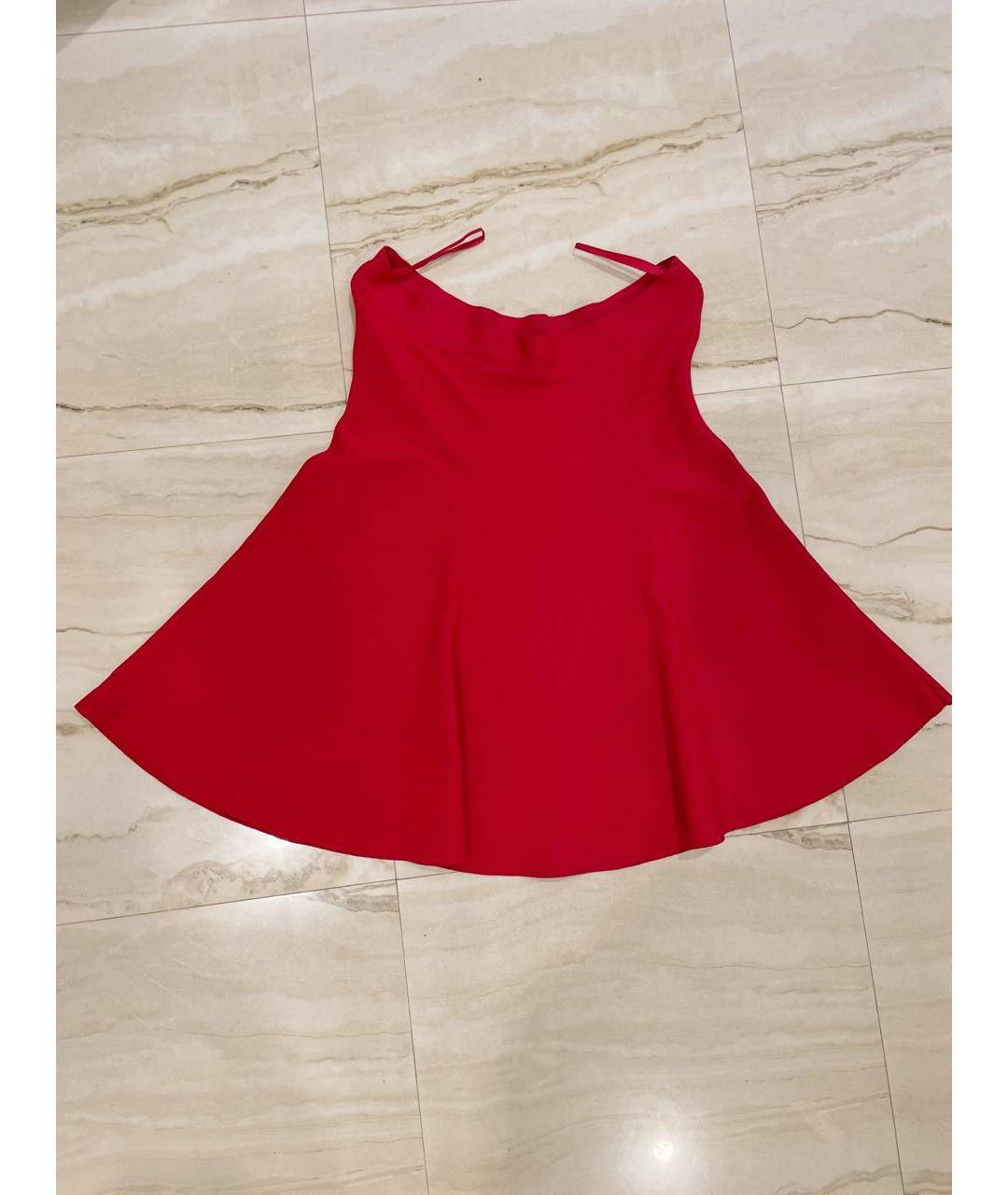 BCBG MAXAZRIA Красная юбка мини, фото 5