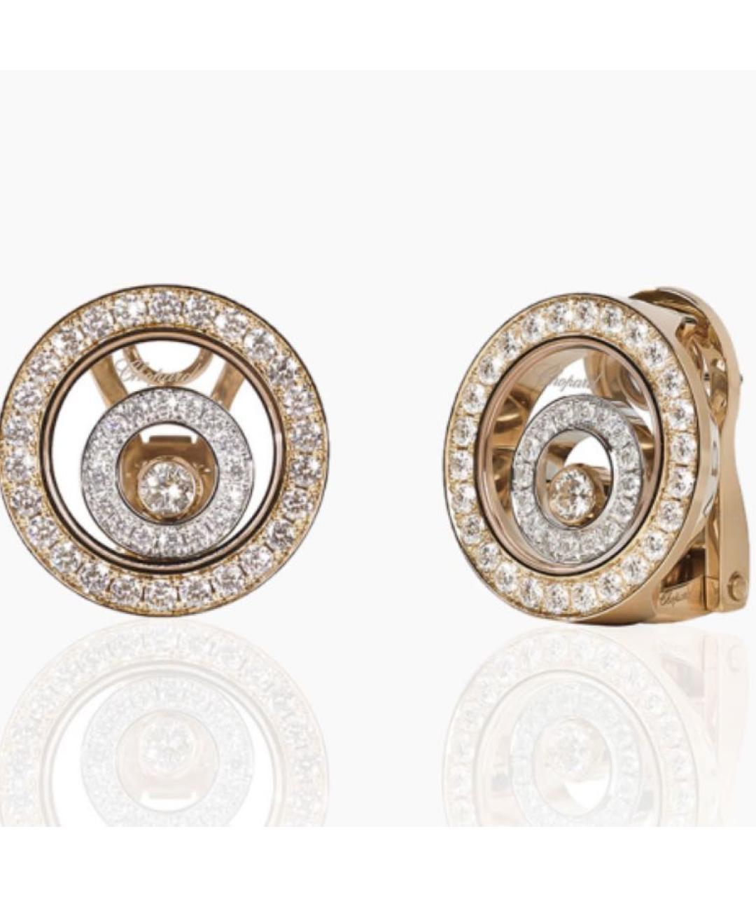 CHOPARD Золотые серьги из желтого золота, фото 4