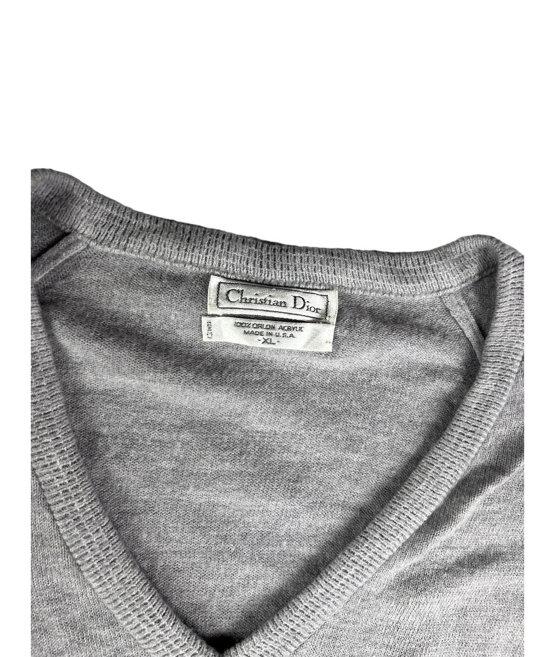 CHRISTIAN DIOR PRE-OWNED Серый джемпер / свитер, фото 2