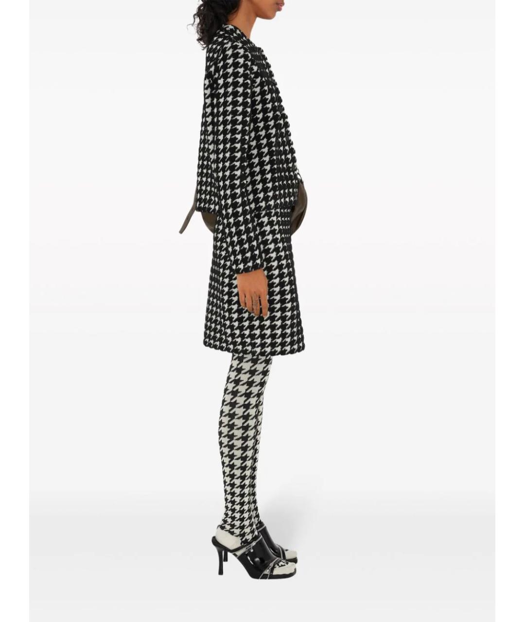 BURBERRY Мульти полиэстеровая юбка мини, фото 3