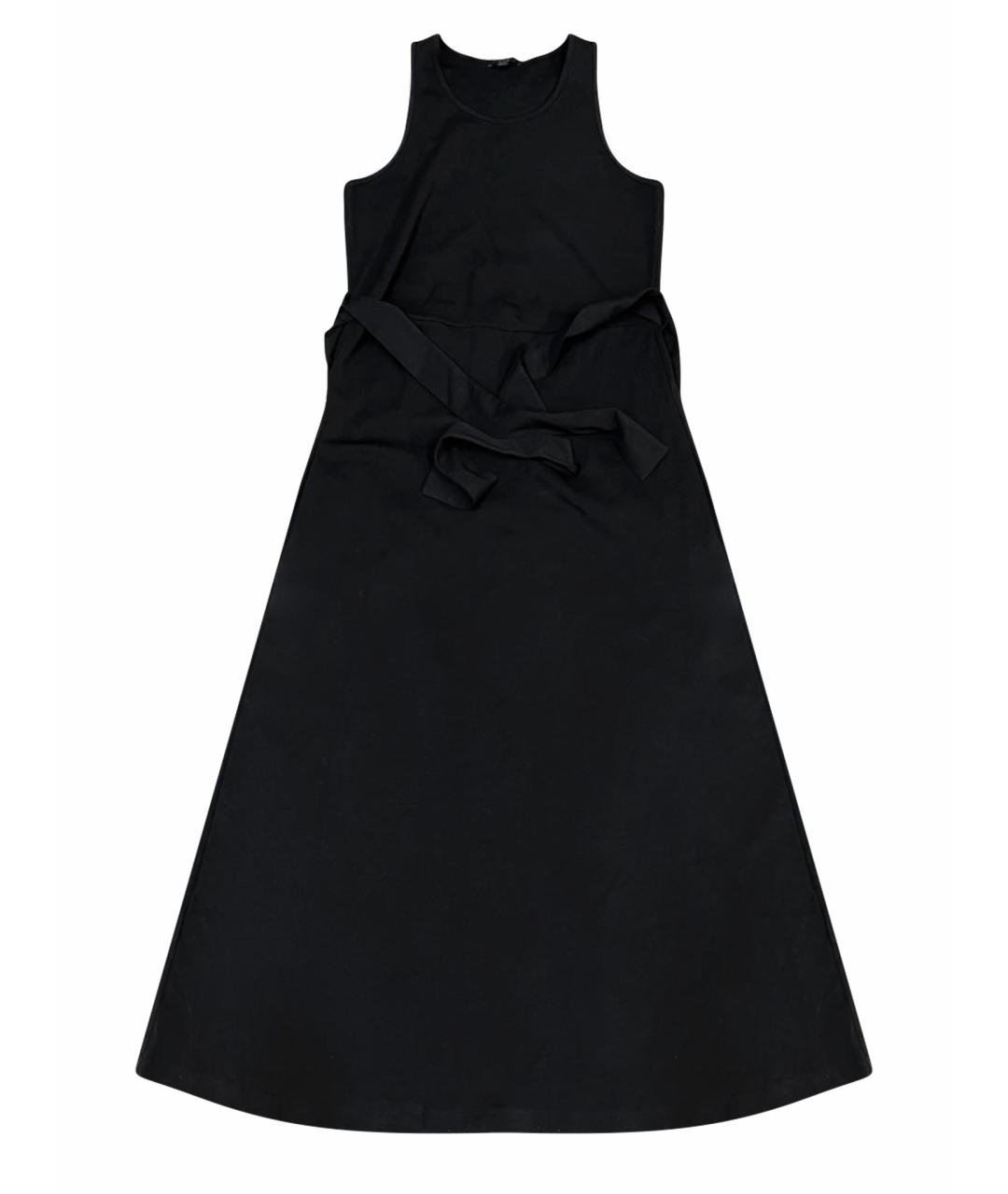 COS Черное хлопковое повседневное платье, фото 1
