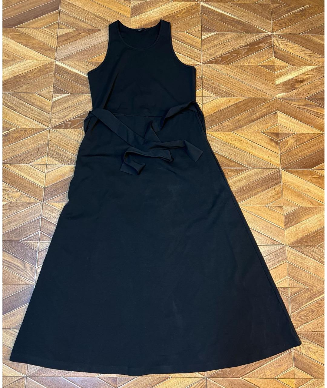 COS Черное хлопковое повседневное платье, фото 9