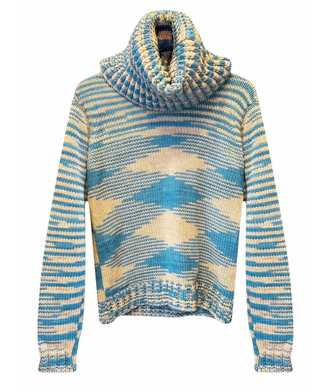 MISSONI Голубой кашемировый джемпер / свитер, фото 1
