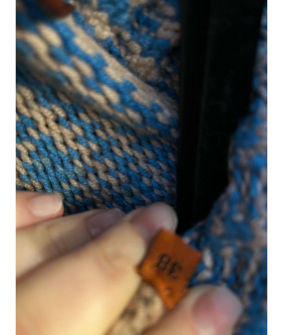 MISSONI Голубой кашемировый джемпер / свитер, фото 4