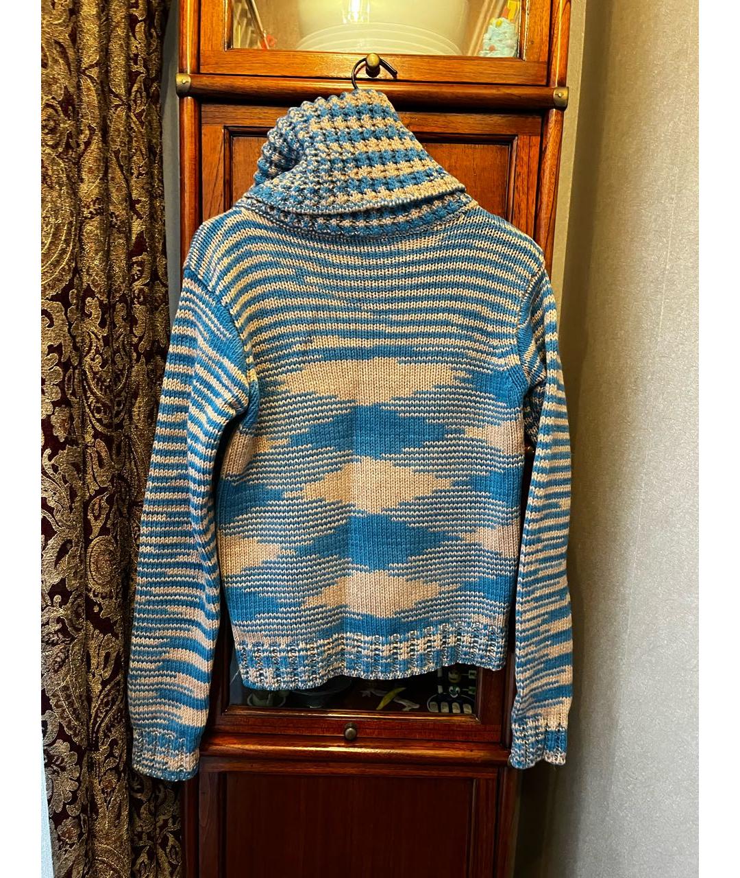MISSONI Голубой кашемировый джемпер / свитер, фото 2