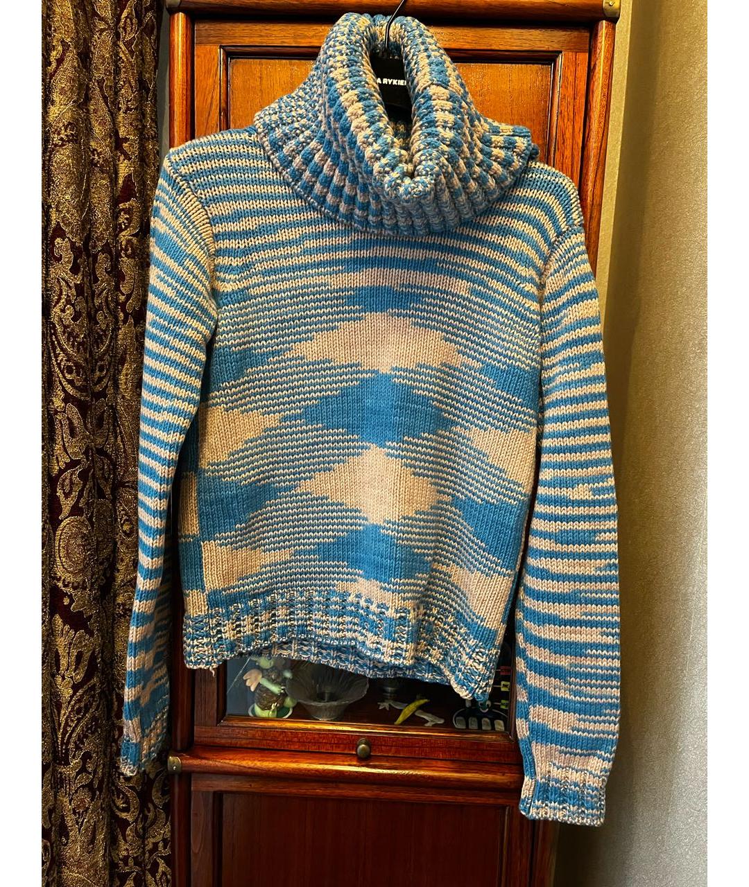 MISSONI Голубой кашемировый джемпер / свитер, фото 6