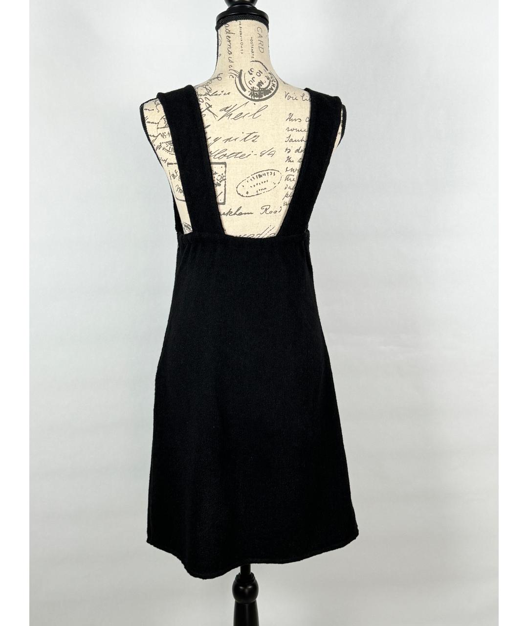 CHANEL PRE-OWNED Черное твидовое коктейльное платье, фото 7