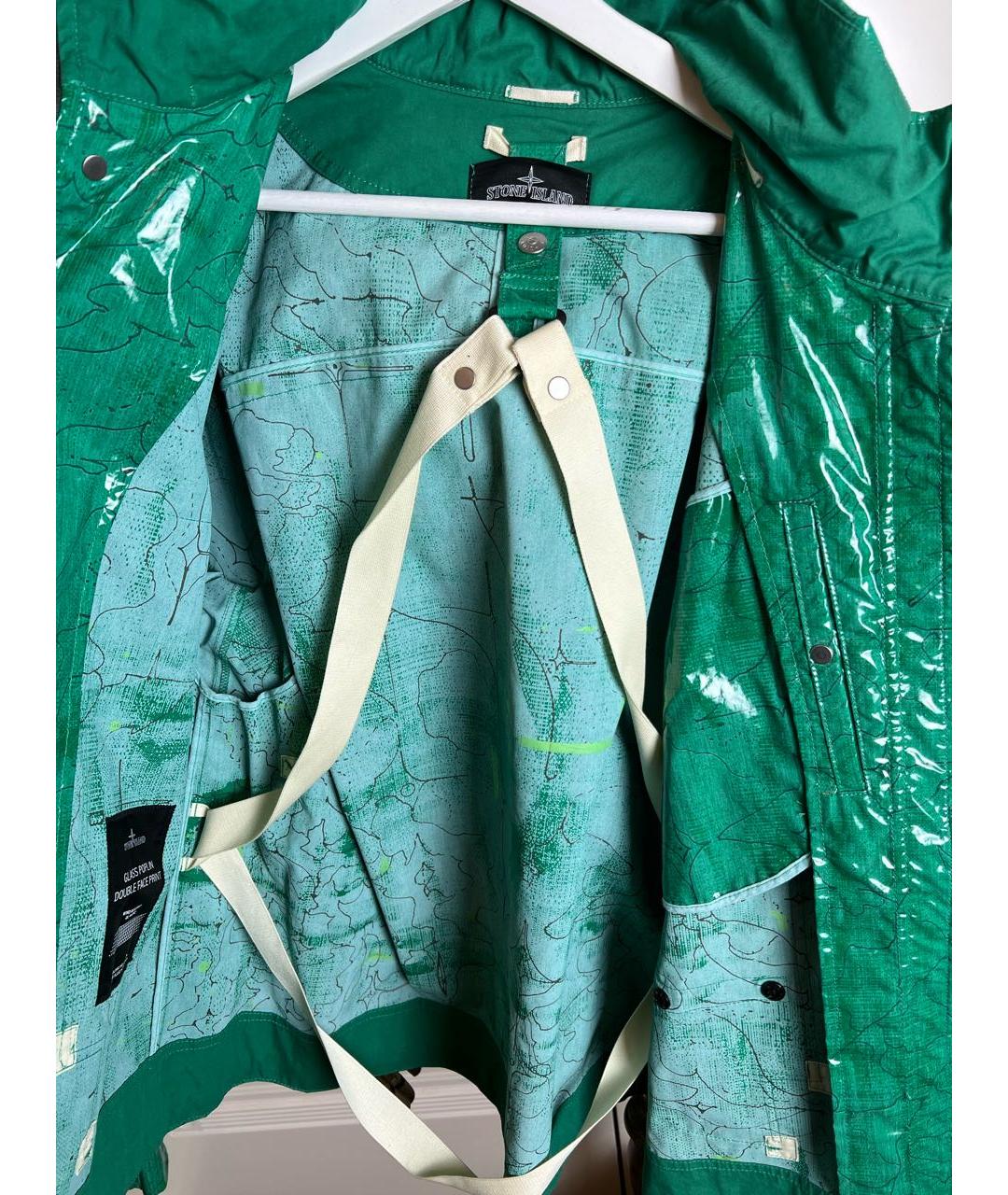 STONE ISLAND SHADOW PROJECT Зеленая полиэстеровая куртка, фото 7