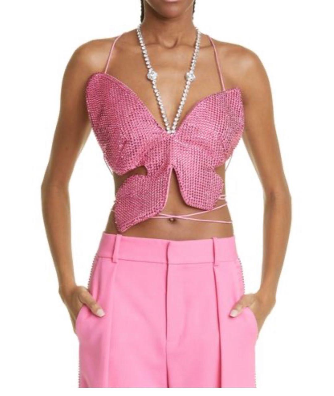 AREA Розовая блузы, фото 4