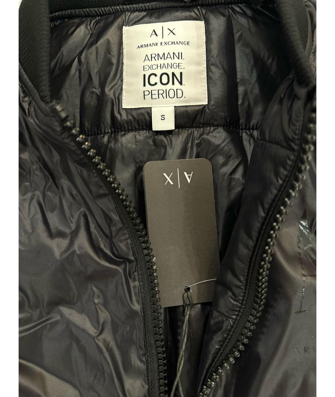 ARMANI EXCHANGE Черная полиэстеровая куртка, фото 3