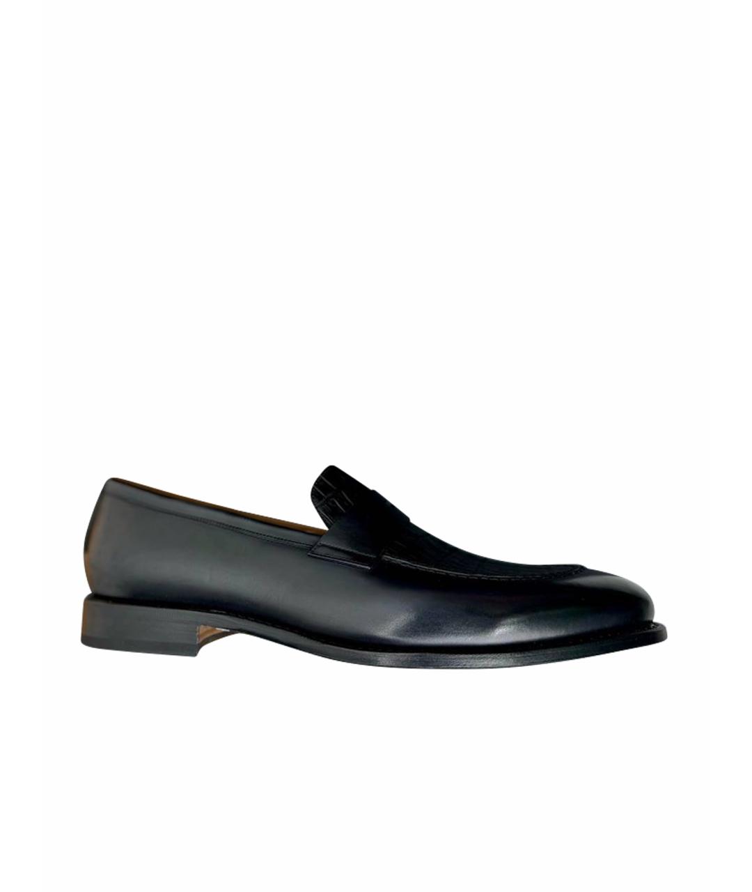 CORNELIANI Черные низкие ботинки, фото 1