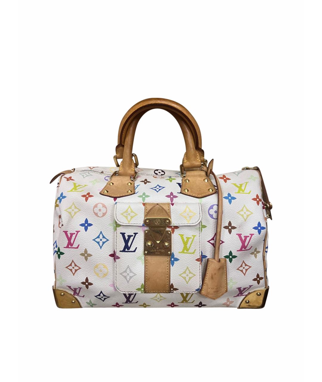 LOUIS VUITTON Белая сумка с короткими ручками, фото 1