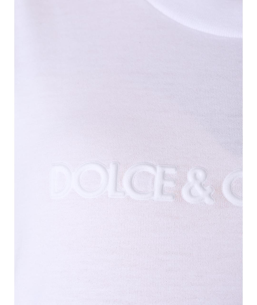 DOLCE&GABBANA Белая футболка, фото 5