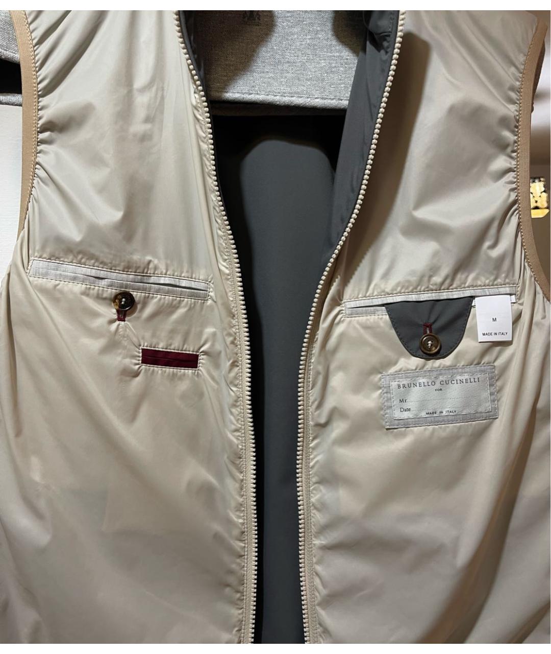 BRUNELLO CUCINELLI Антрацитовый жилет, фото 4