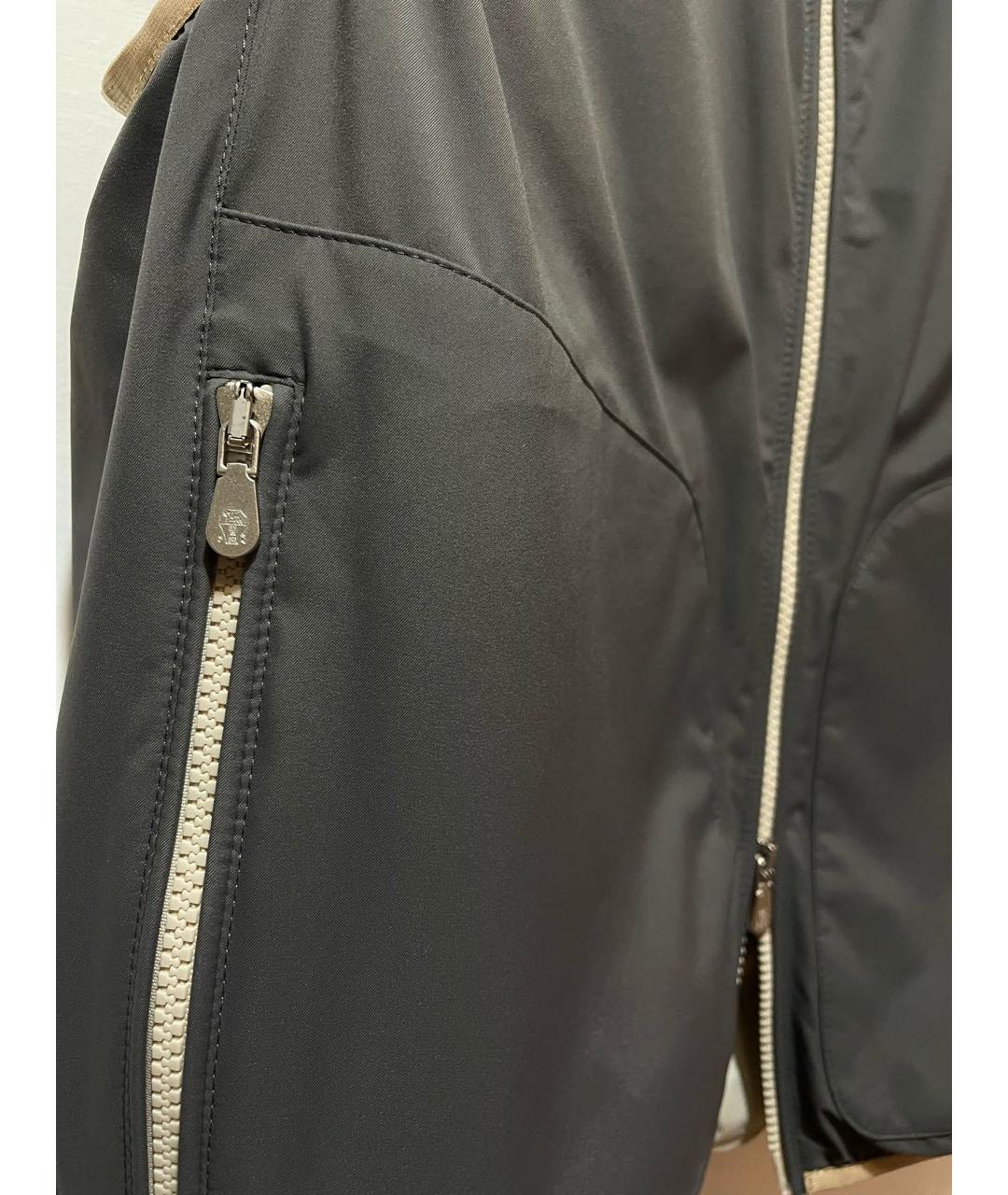 BRUNELLO CUCINELLI Антрацитовый жилет, фото 3