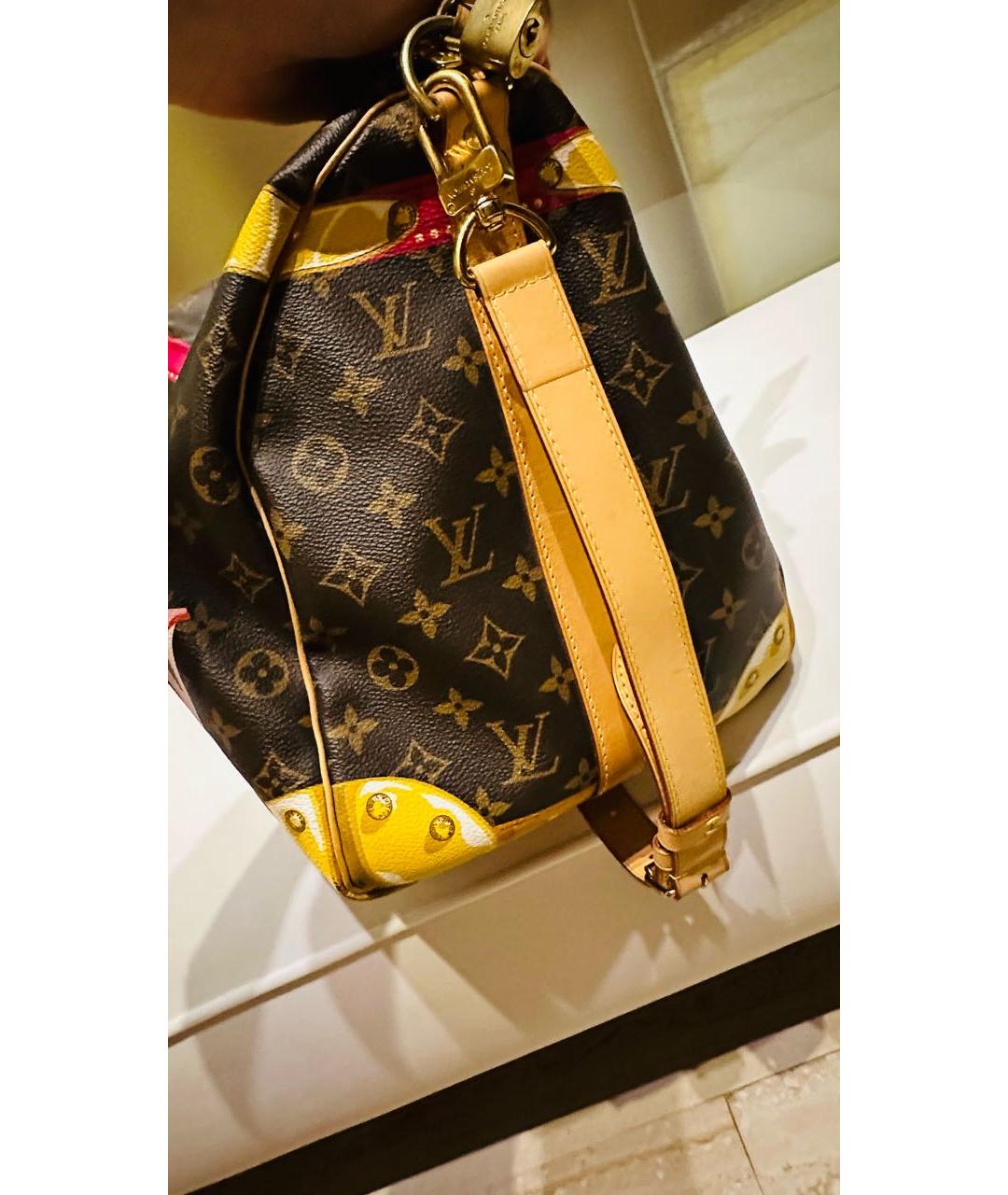 LOUIS VUITTON Коричневая дорожная/спортивная сумка, фото 5