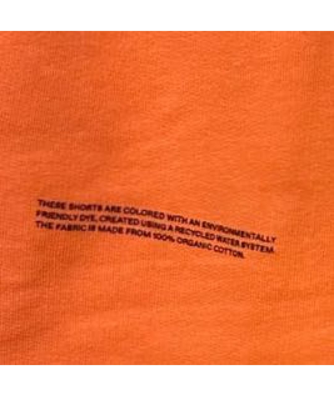 THE PANGAIA Оранжевое хлопковые шорты, фото 5
