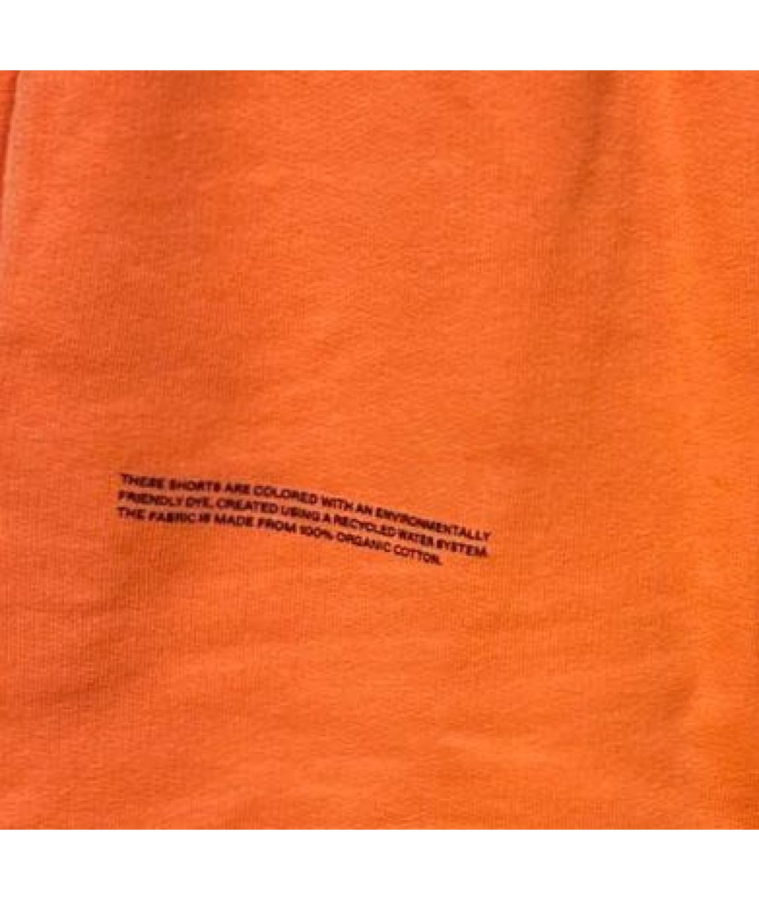 THE PANGAIA Оранжевое хлопковые шорты, фото 3