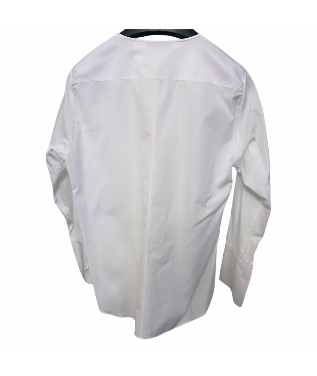 CHRISTIAN DIOR PRE-OWNED Белая хлопковая блузы, фото 2