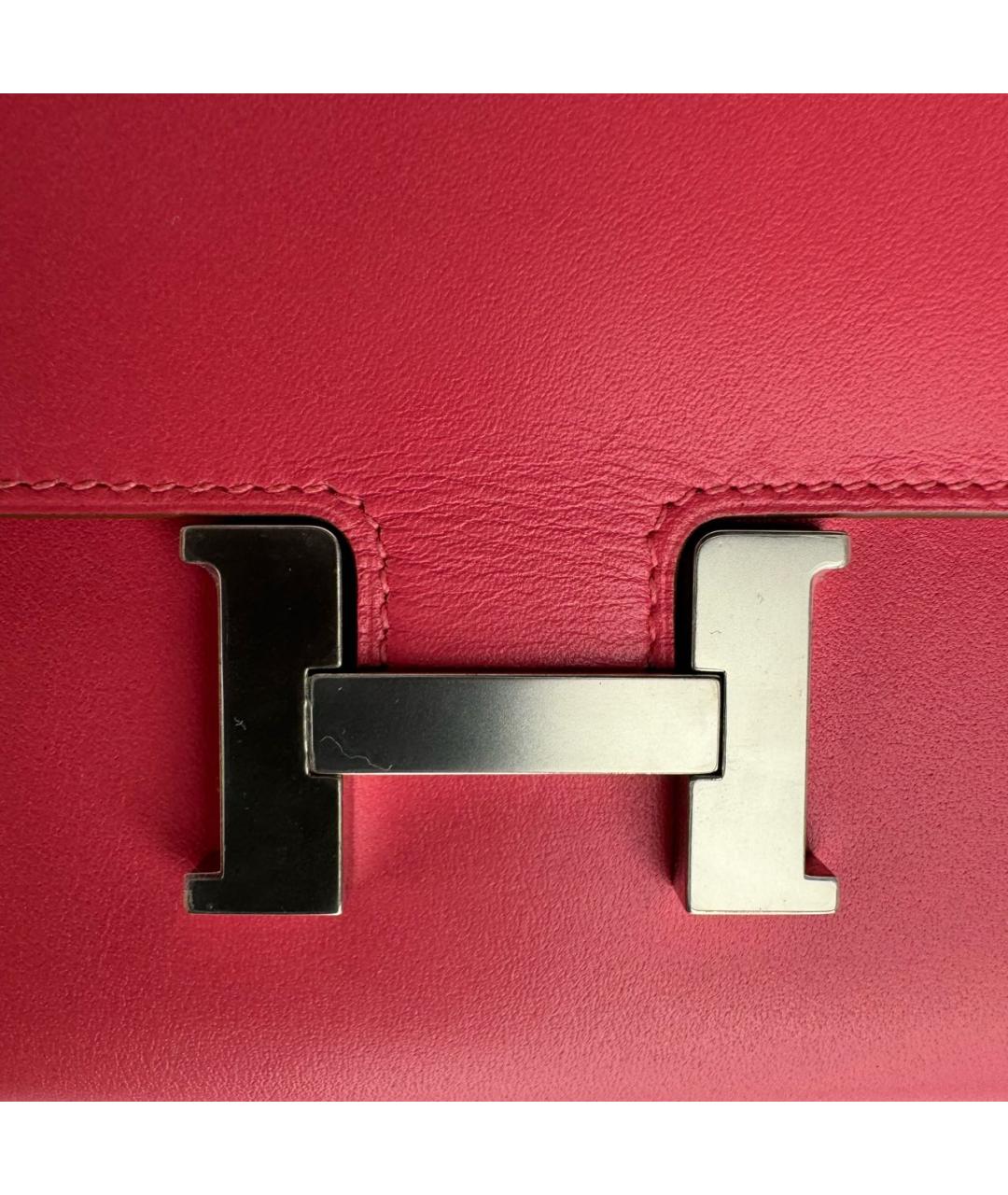 HERMES PRE-OWNED Розовый кожаный кошелек, фото 6