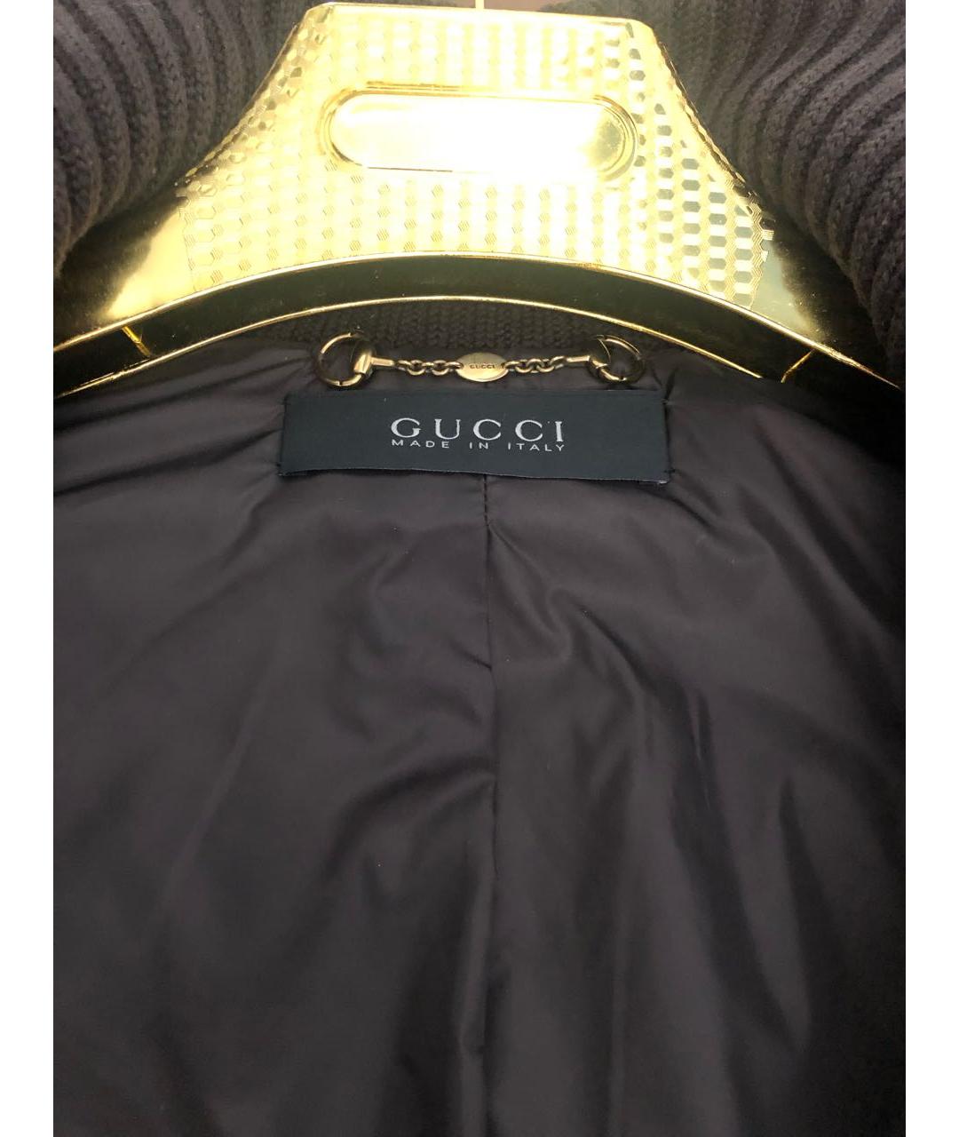 GUCCI Коричневая замшевая куртка, фото 5