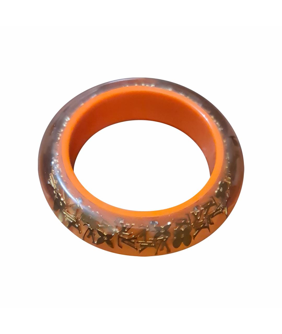 LOUIS VUITTON PRE-OWNED Оранжевый пластиковый браслет, фото 1