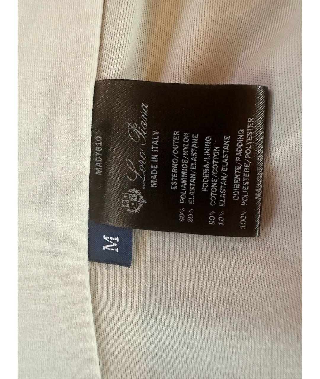 LORO PIANA Бежевая хлопковая куртка, фото 6