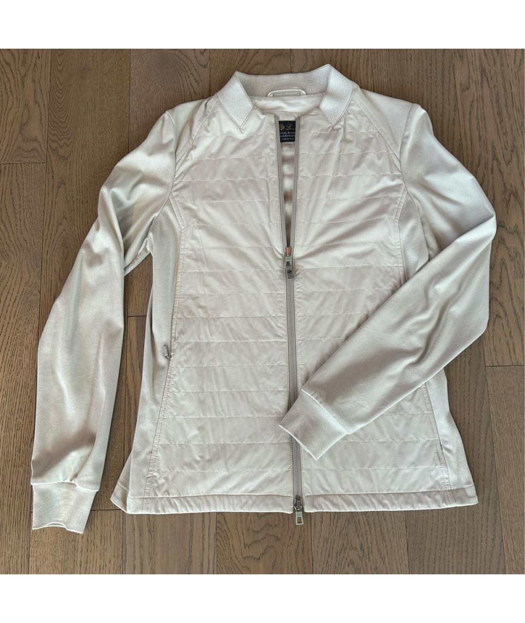 LORO PIANA Бежевая хлопковая куртка, фото 8