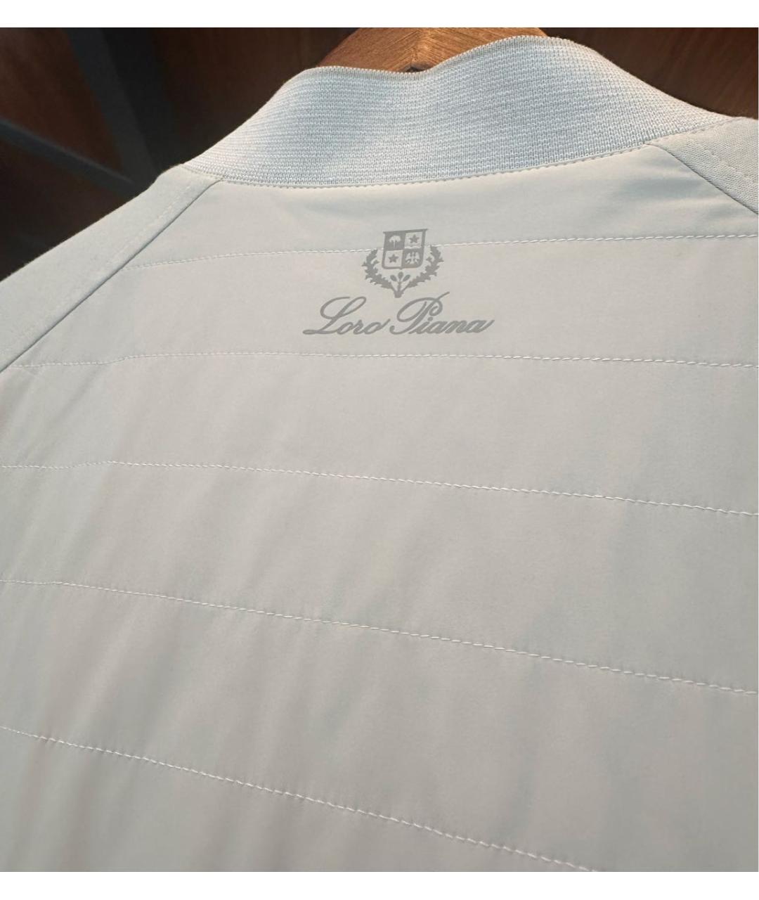 LORO PIANA Бежевая хлопковая куртка, фото 2