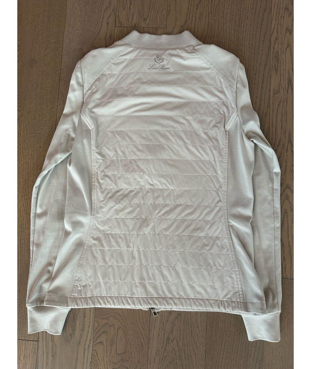 LORO PIANA Бежевая хлопковая куртка, фото 3