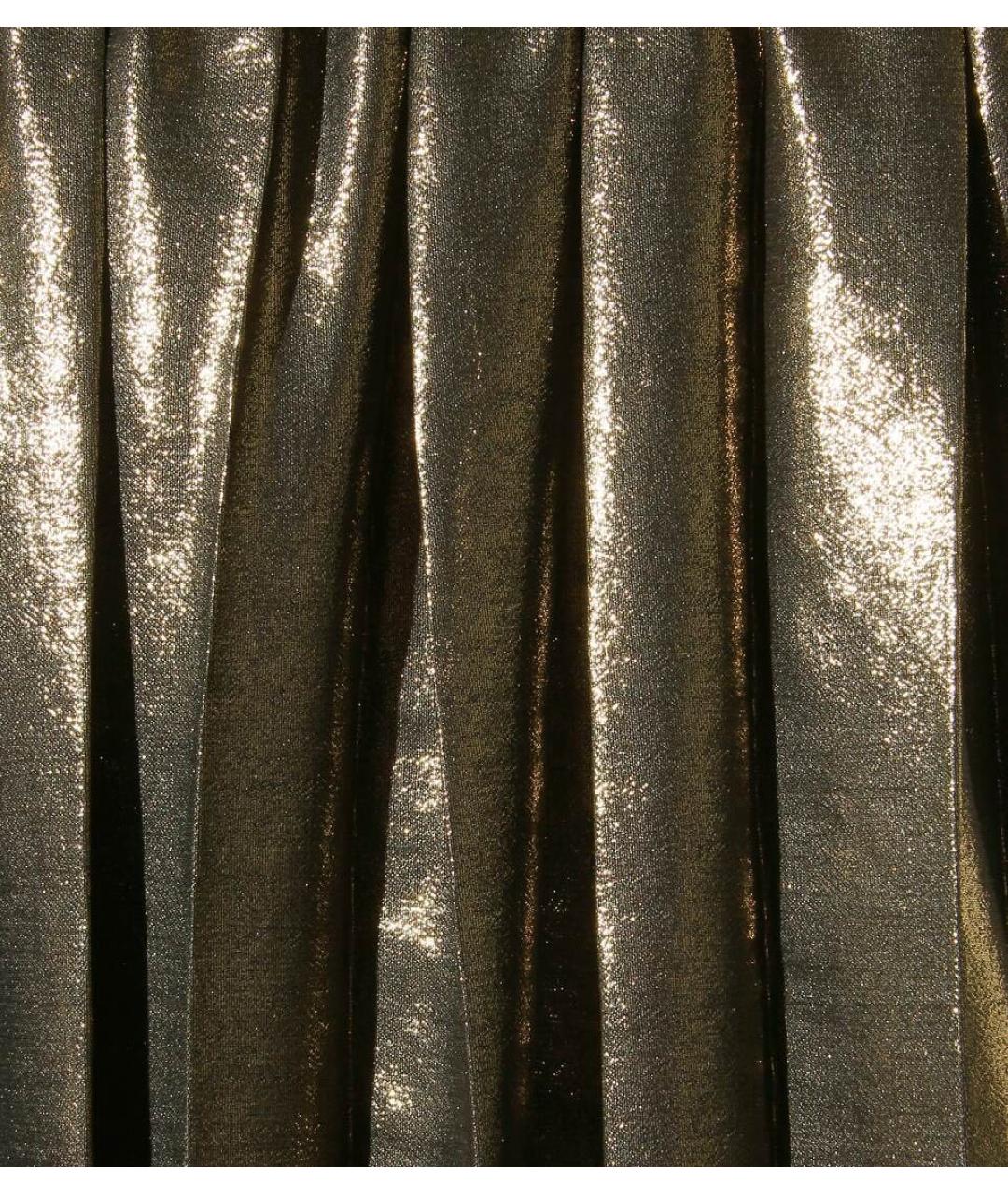 ISABEL MARANT ETOILE Золотая полиэстеровая юбка мини, фото 4