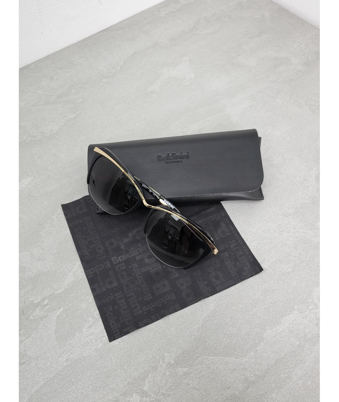 BALDININI Черные пластиковые солнцезащитные очки, фото 2
