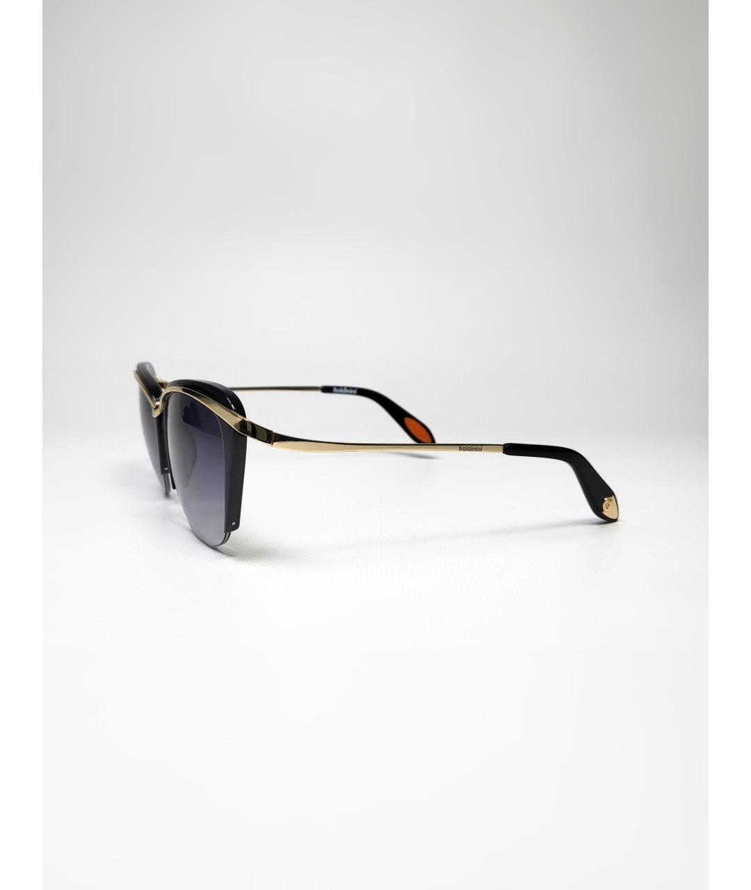 BALDININI Черные пластиковые солнцезащитные очки, фото 4