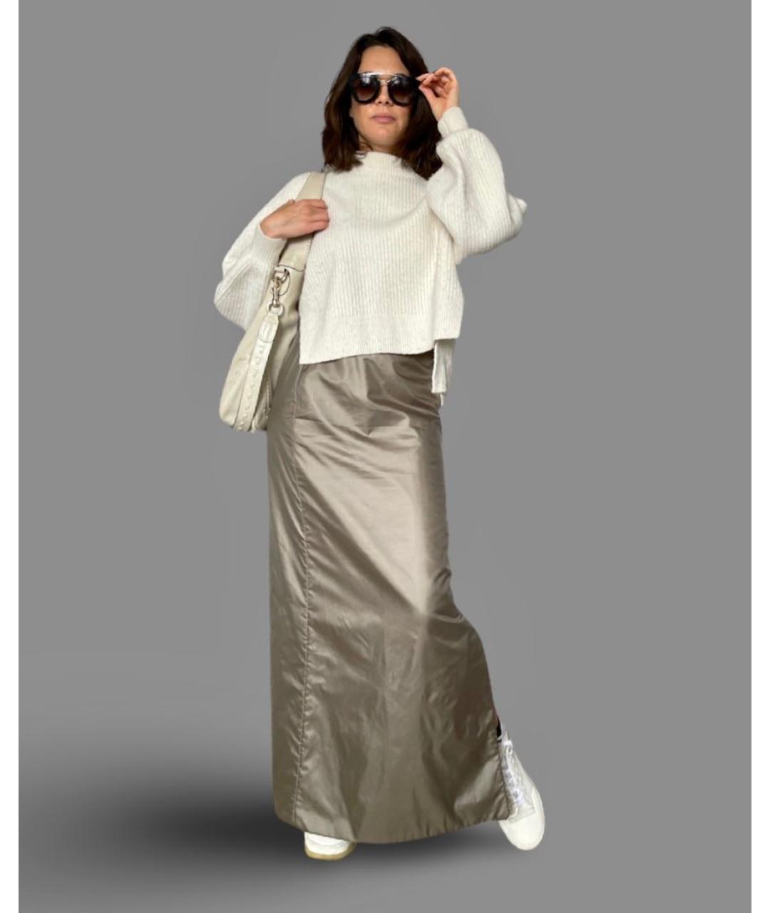 FENDI Полиэстеровая юбка макси, фото 8