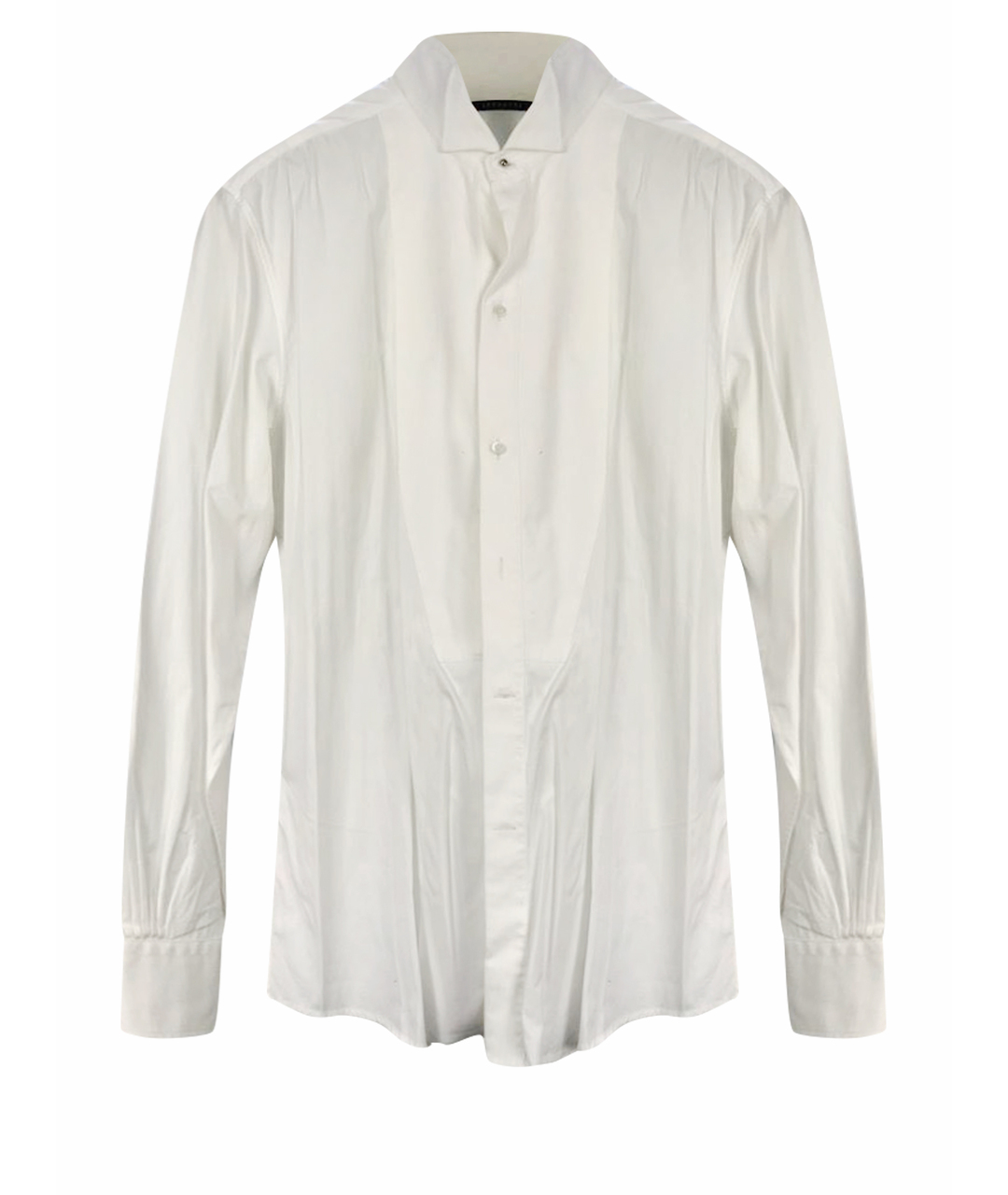 GUCCI Белая хлопковая классическая рубашка, фото 1