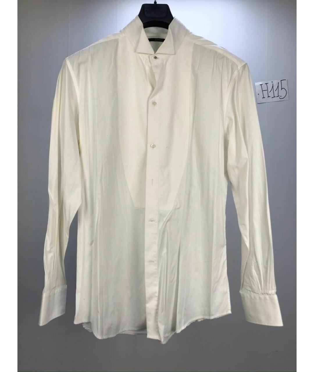 GUCCI Белая хлопковая классическая рубашка, фото 4