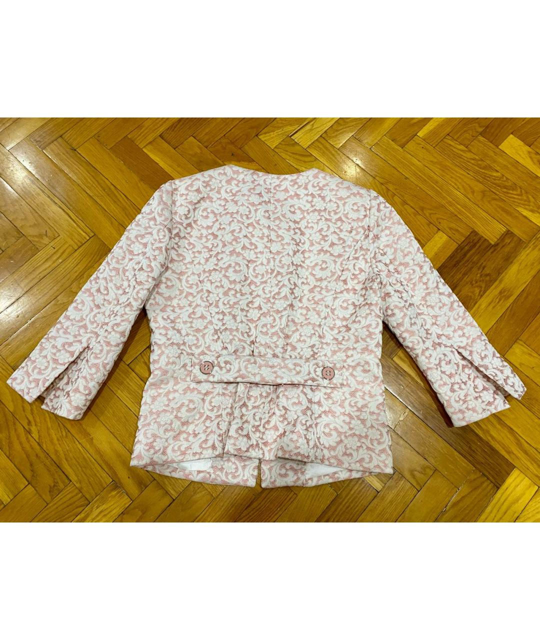 DENNY ROSE Розовый полиэстеровый жакет/пиджак, фото 5