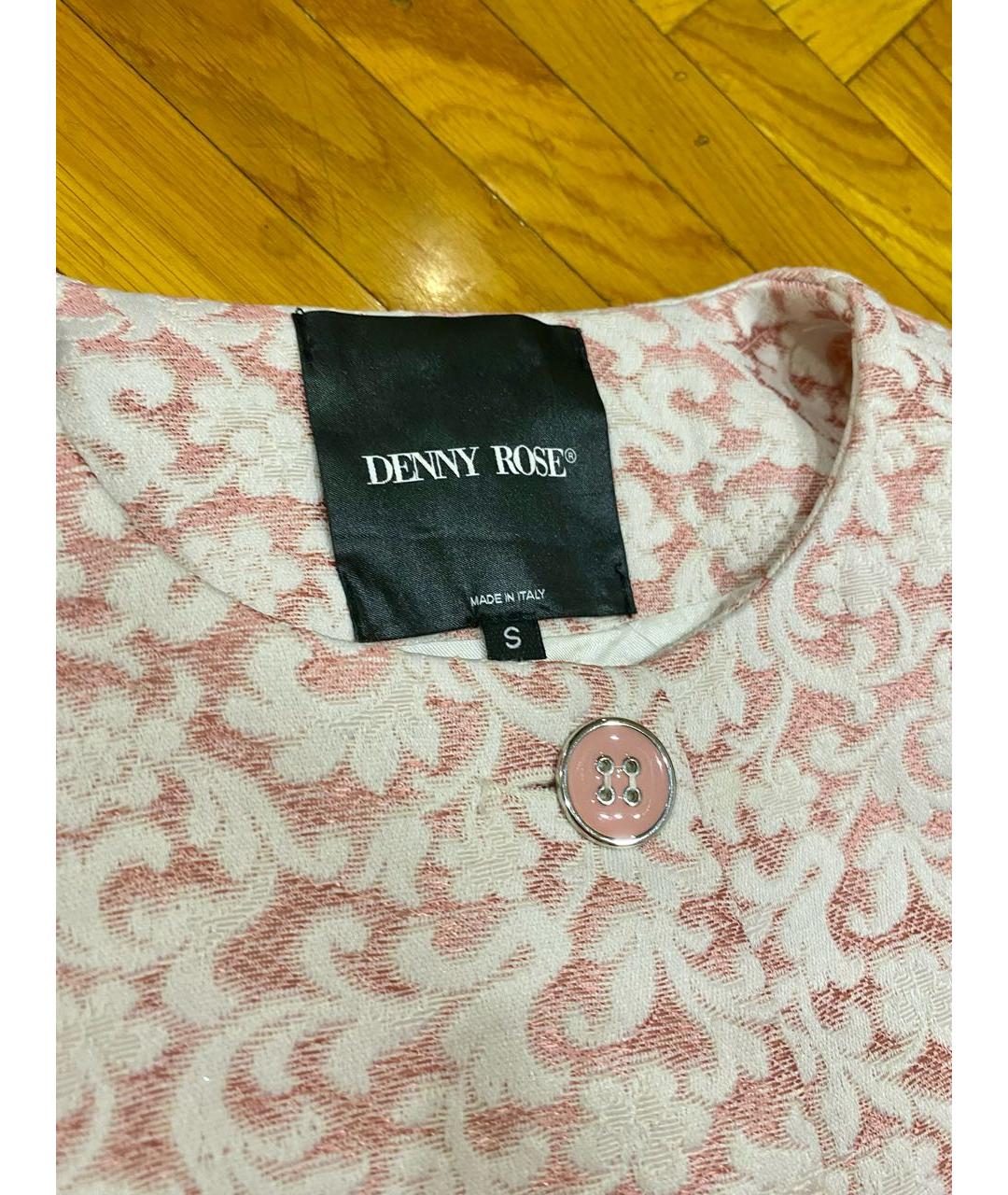 DENNY ROSE Розовый полиэстеровый жакет/пиджак, фото 2
