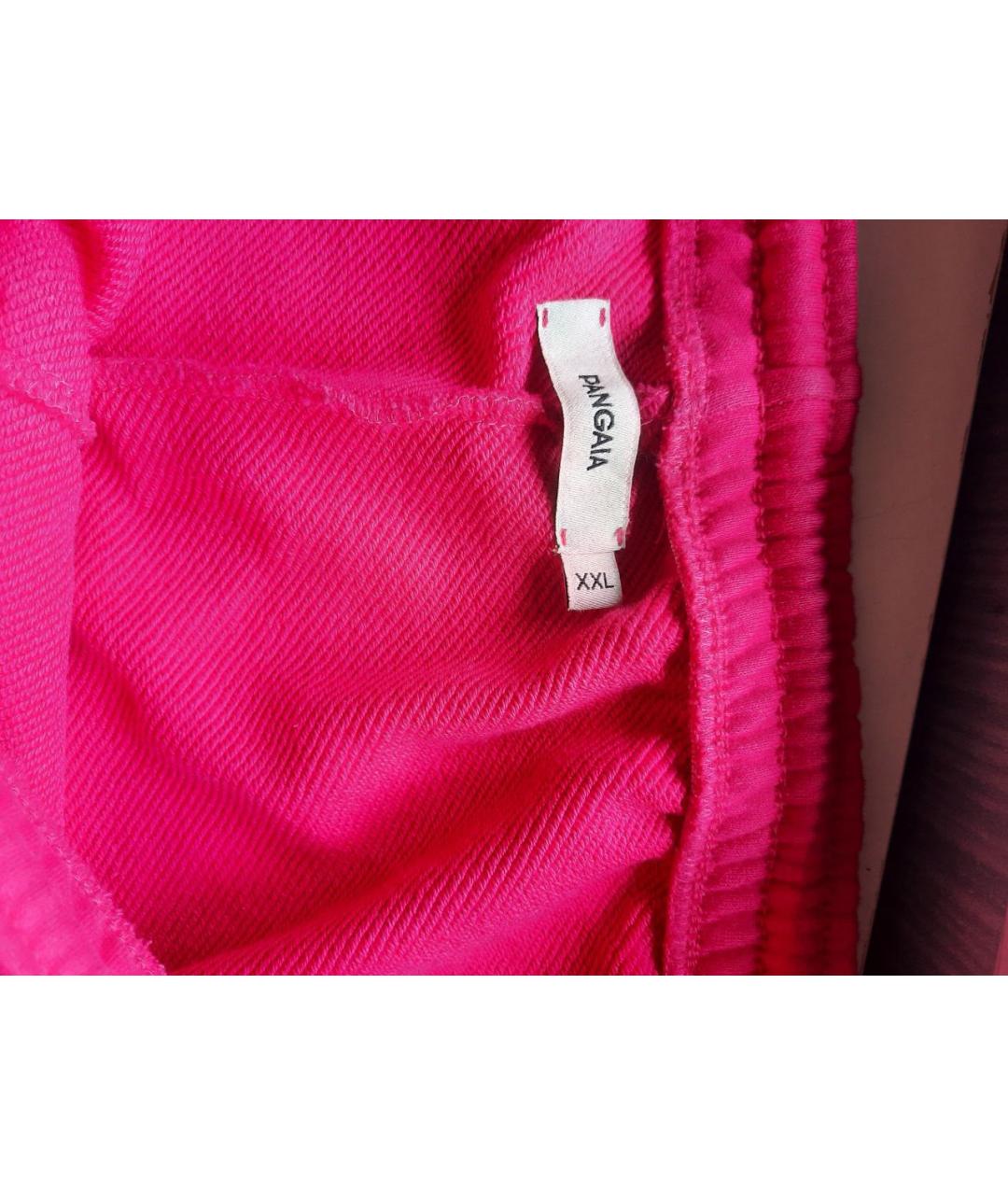 THE PANGAIA Розовые хлопковые спортивные брюки и шорты, фото 4