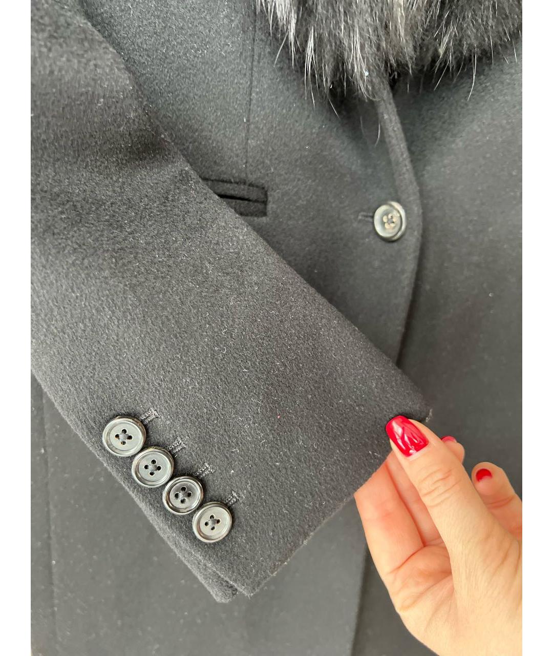 JOSEPH Черное кашемировое пальто, фото 6