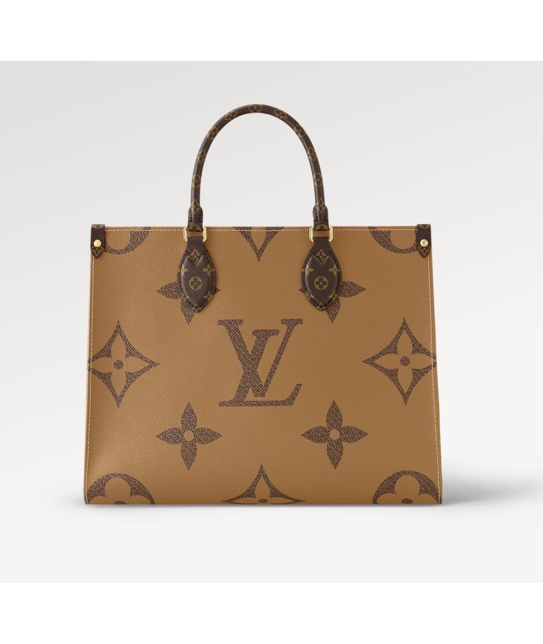 LOUIS VUITTON Коричневая сумка тоут, фото 5