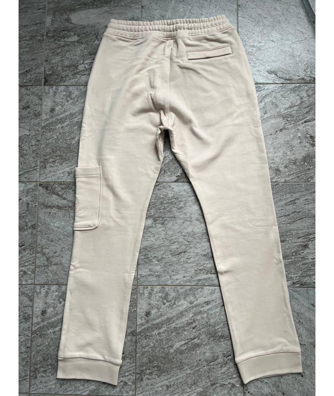 LIU JO Бежевые хлопковые повседневные брюки, фото 3