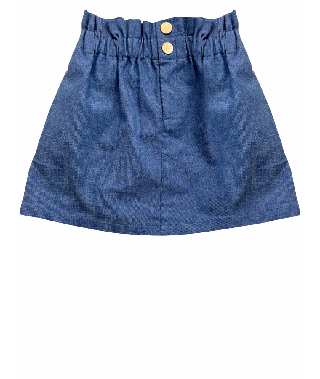 Carrement Beau Синяя хлопковая юбка, фото 1