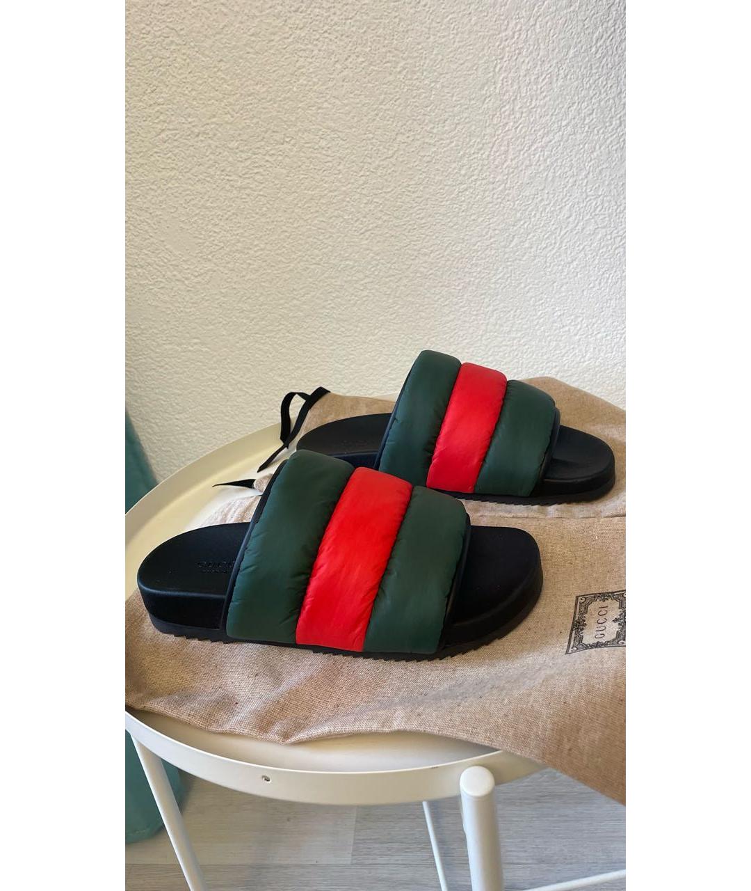 GUCCI Мульти шлепанцы, фото 4