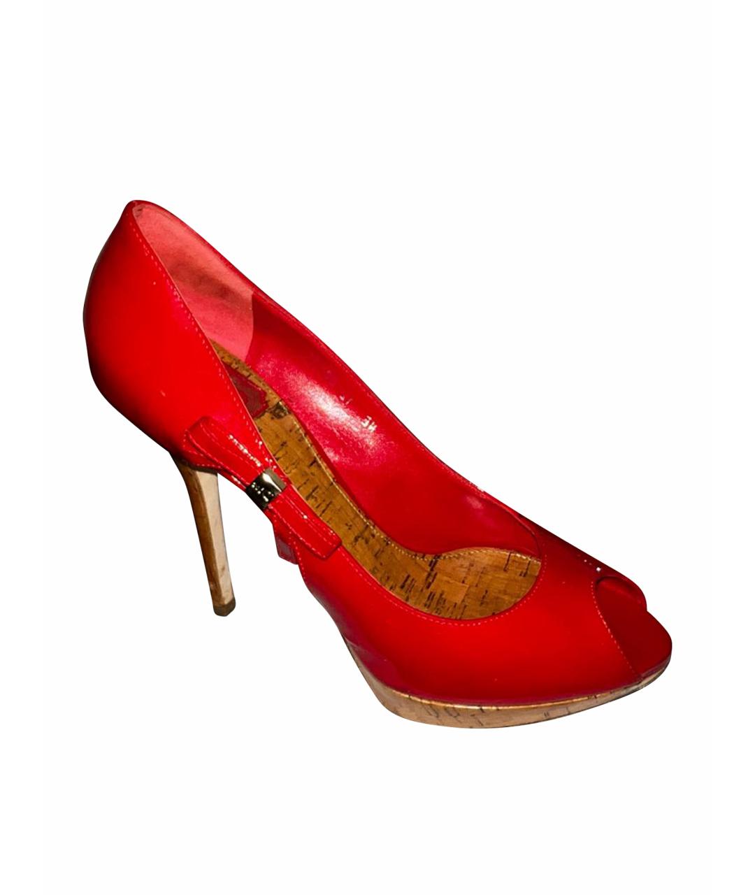 CHRISTIAN DIOR PRE-OWNED Красные туфли из лакированной кожи, фото 1