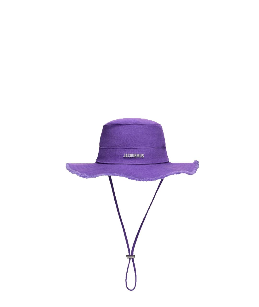 JACQUEMUS Фиолетовая хлопковая панама, фото 1