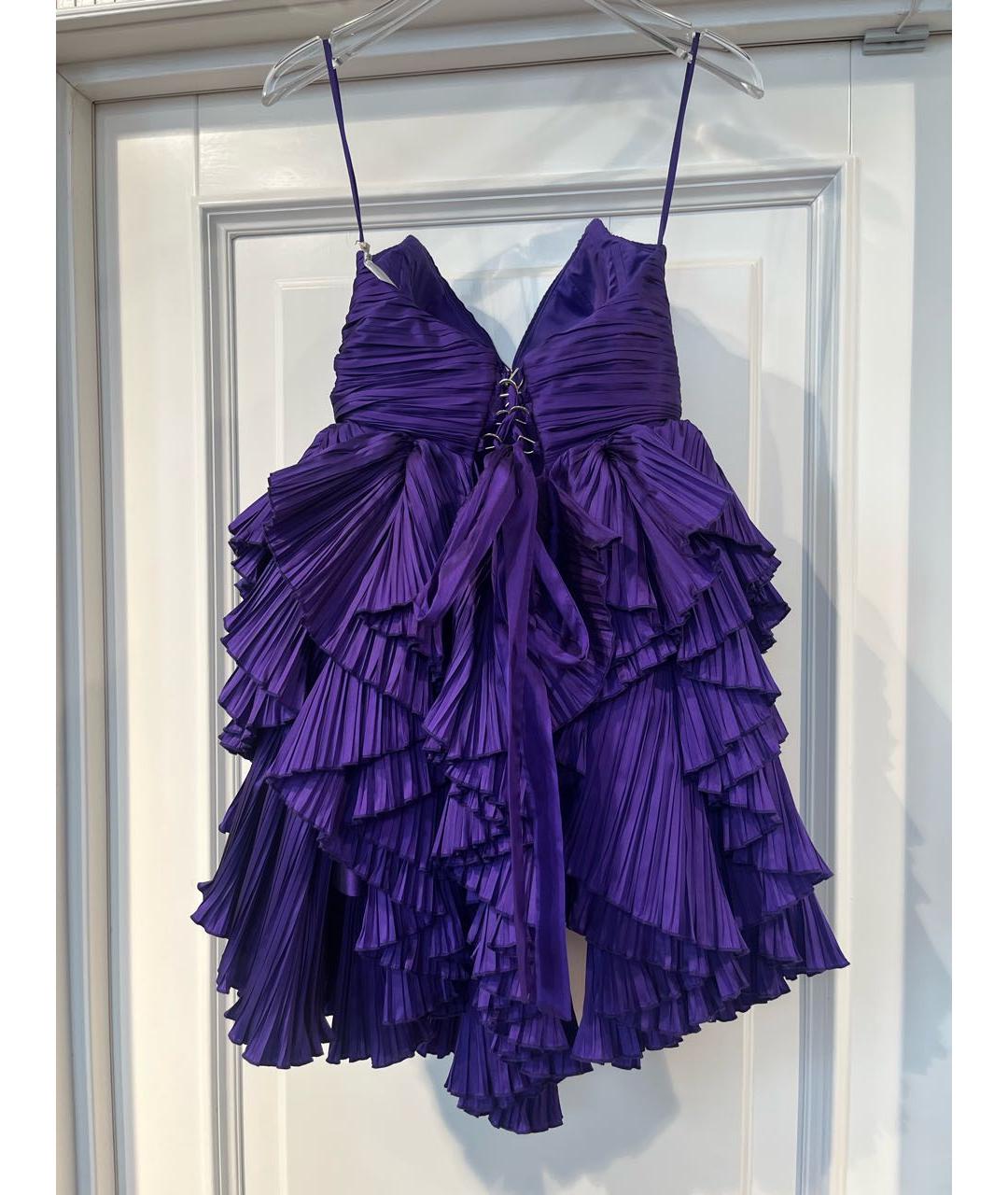 TARIK EDIZ Фиолетовое вечернее платье, фото 2