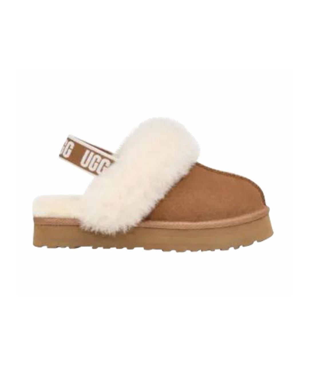 UGG AUSTRALIA Коричневые замшевые сабо, фото 1